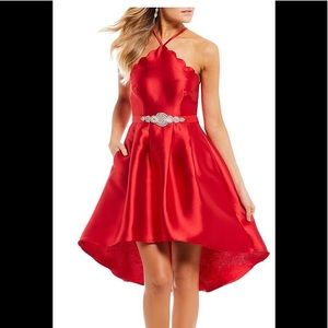 High Low Red Formal Dress//Excellent Condition
